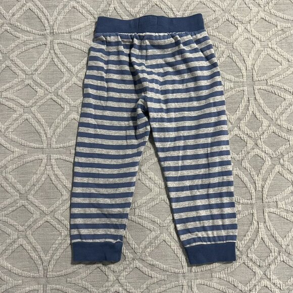 Kite 3T Blue & Grey Striped Jogger Pants - Picture 4 of 6